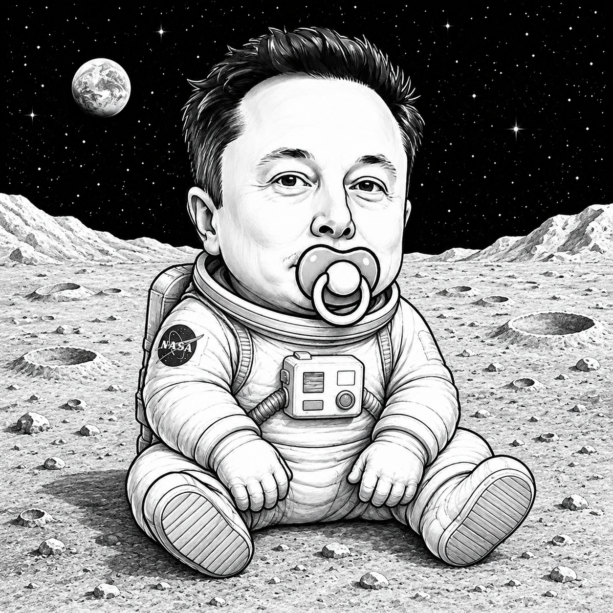 First steps on the moon